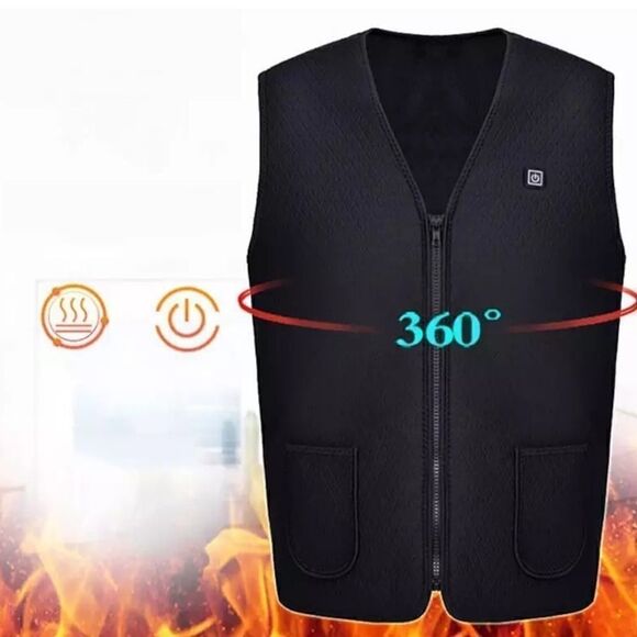 Unisex Heated 🔥 Vest and PowerBank ⚡ COMBO DEAL - Picture 3 of 9